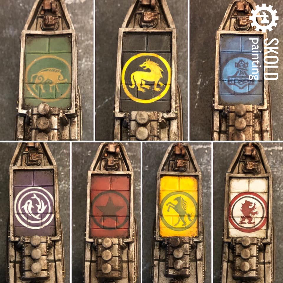 Freehand faction symbols